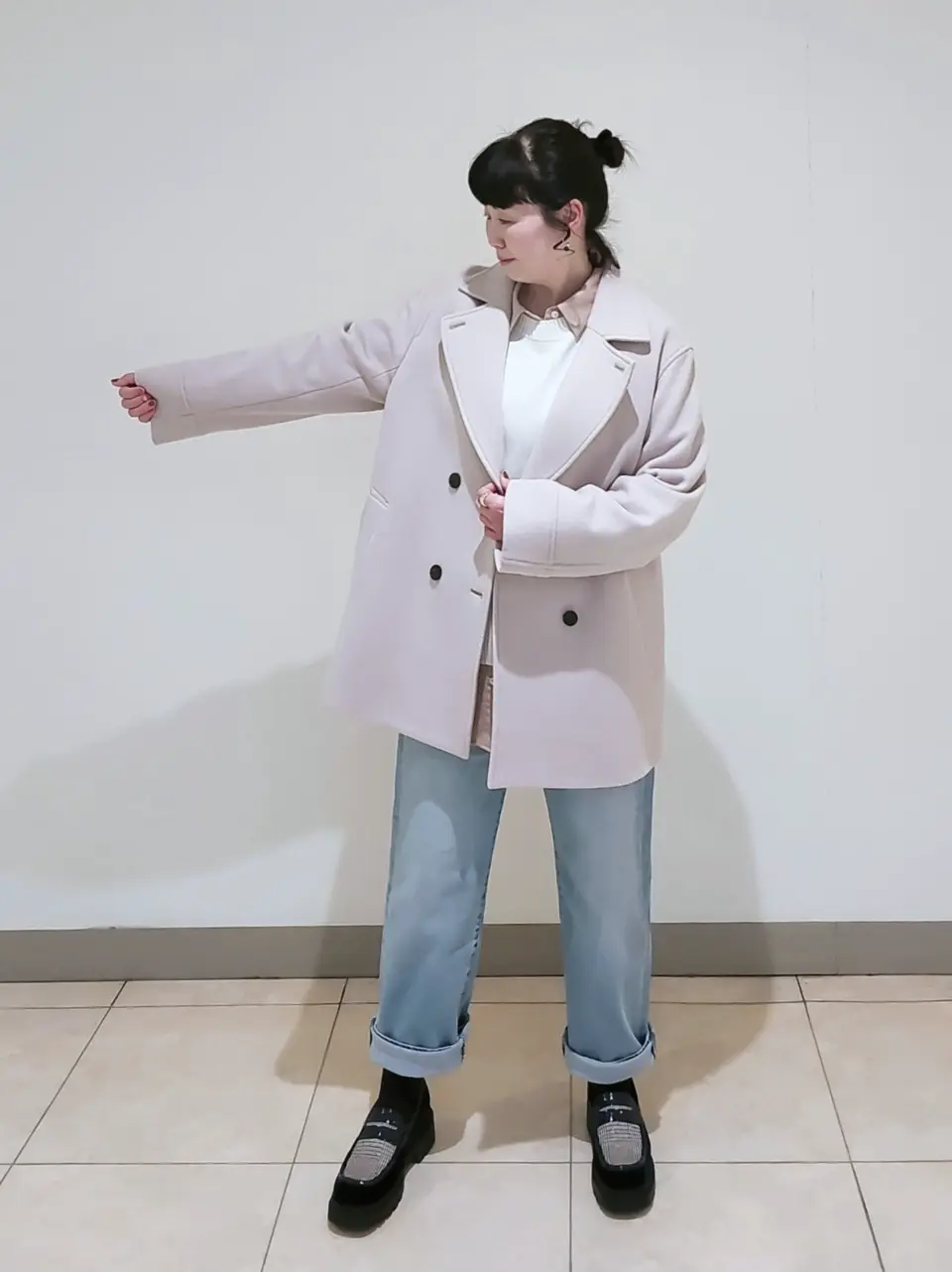 J.PRESS LADIES L スタッフ コーディネート画像