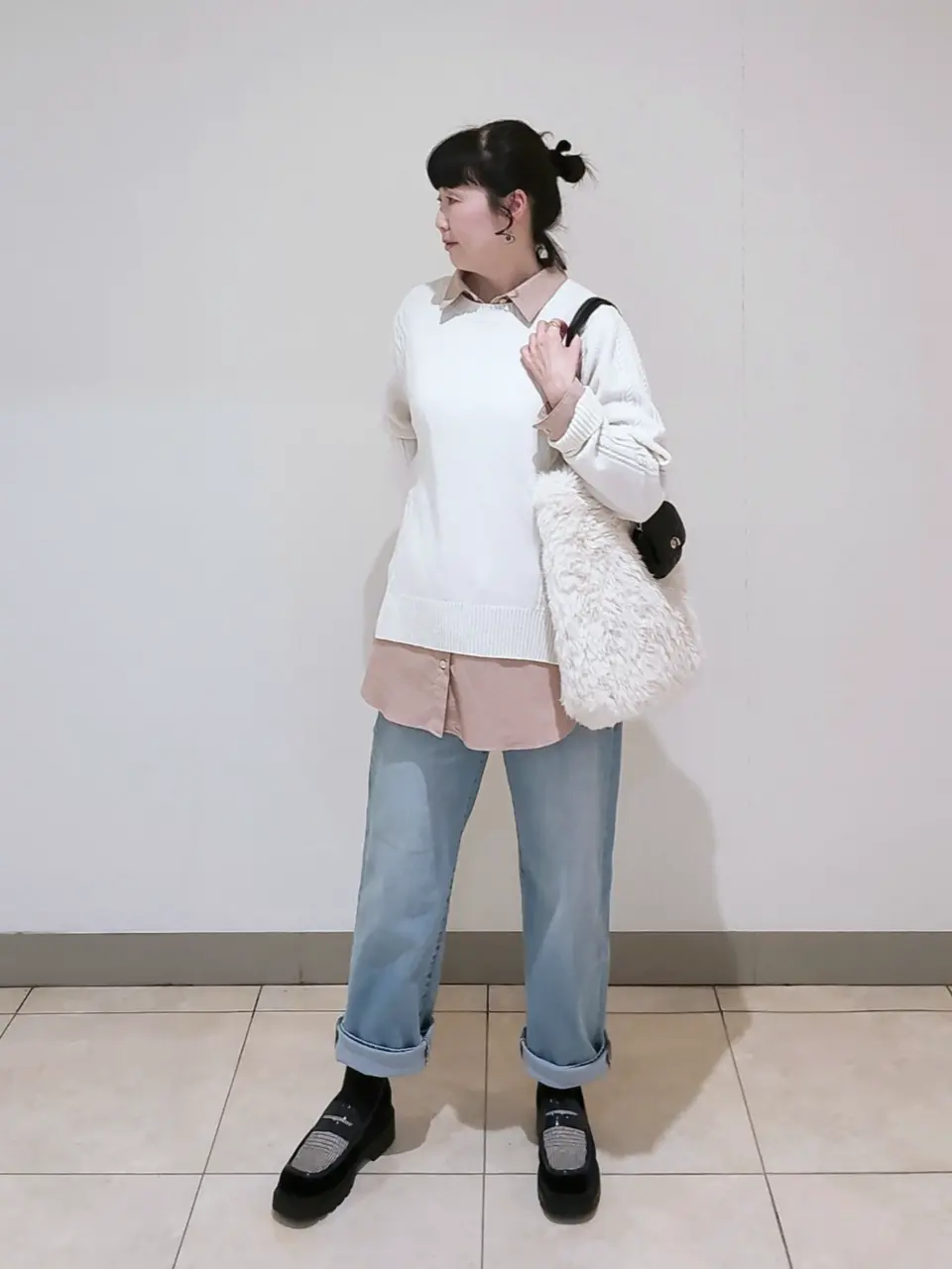 J.PRESS LADIES L スタッフ コーディネート画像