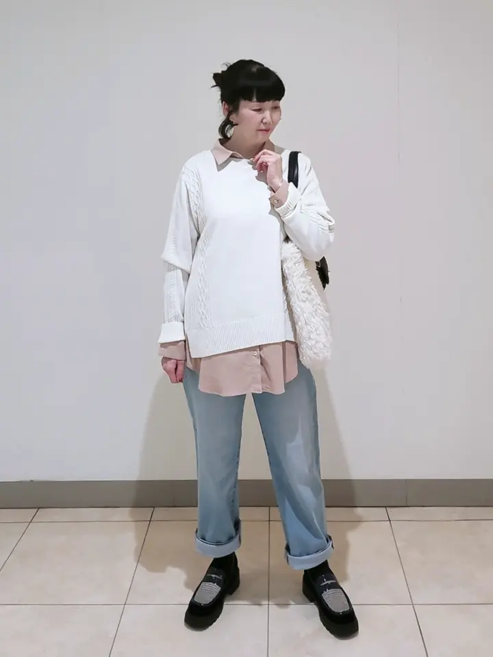 J.PRESS LADIES L スタッフ コーディネート画像