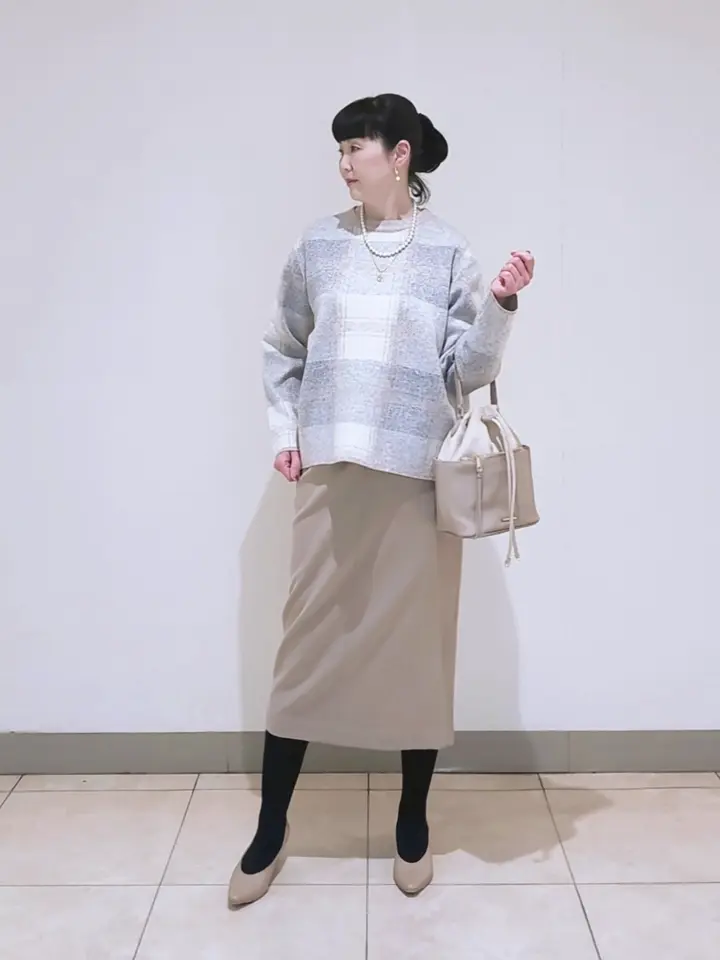 J.PRESS LADIES L スタッフ コーディネート画像