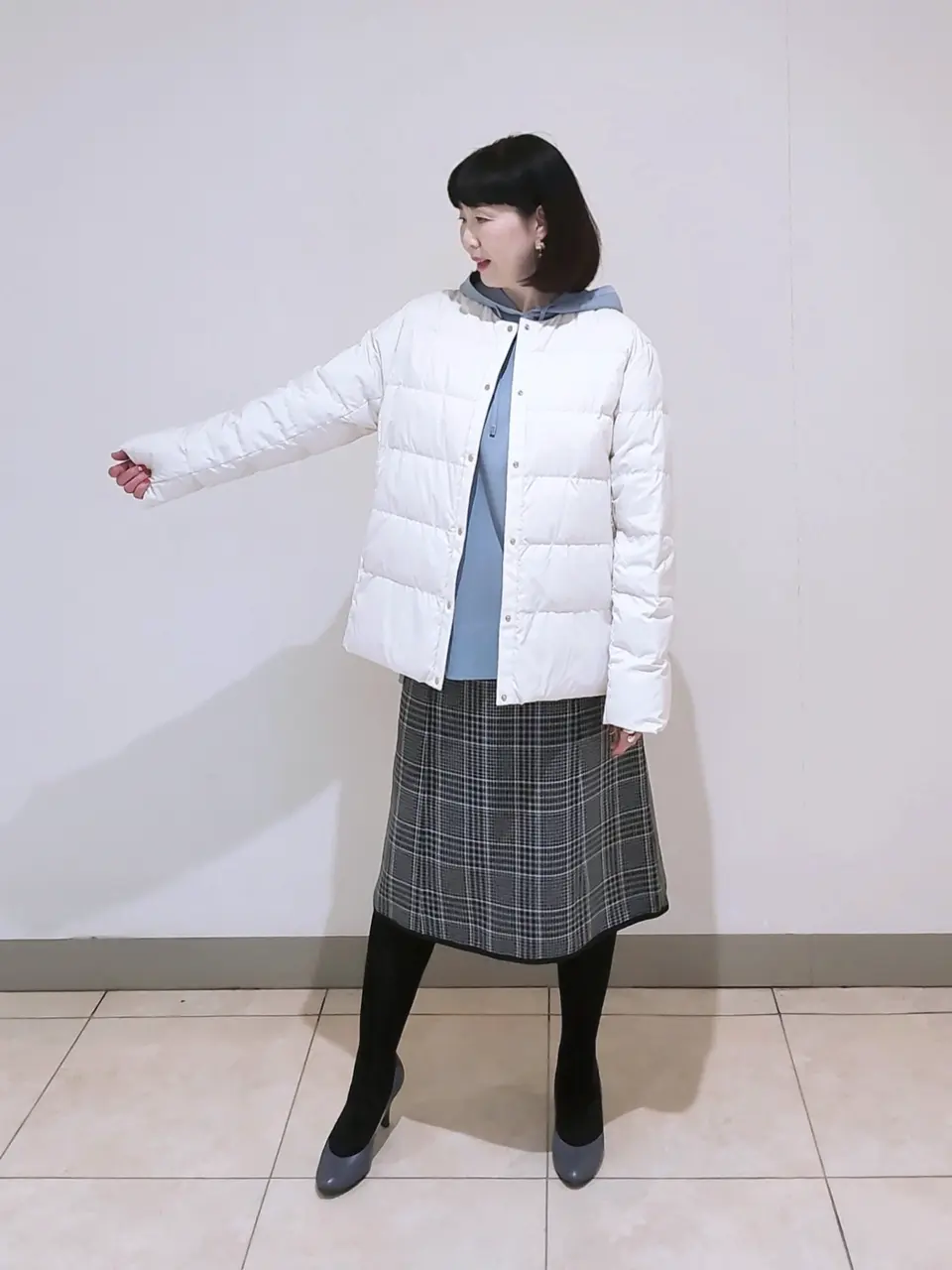 J.PRESS LADIES L スタッフ コーディネート画像