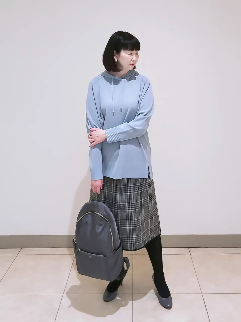 J.PRESS LADIES L スタッフ コーディネート画像