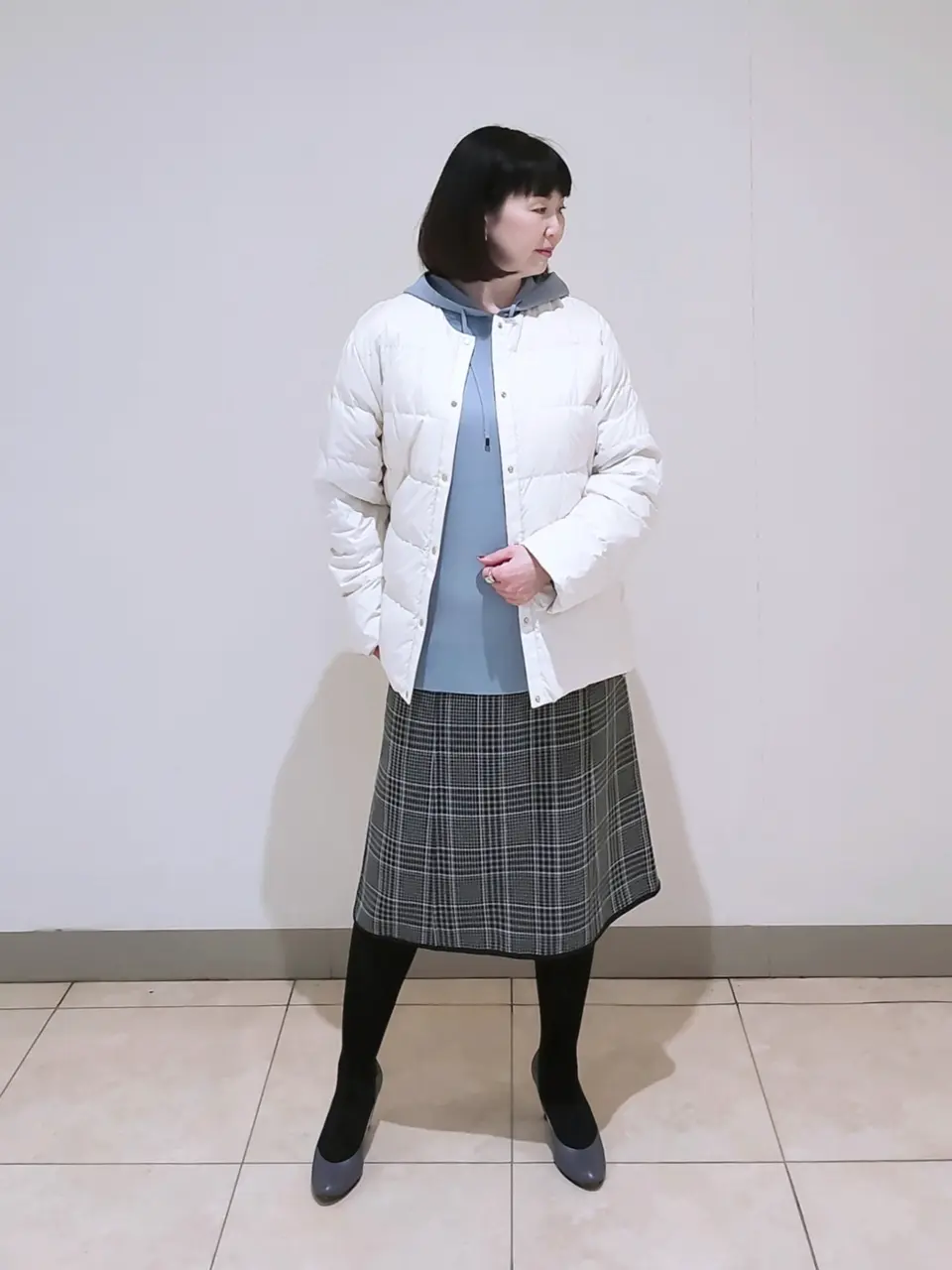 J.PRESS LADIES L スタッフ コーディネート画像