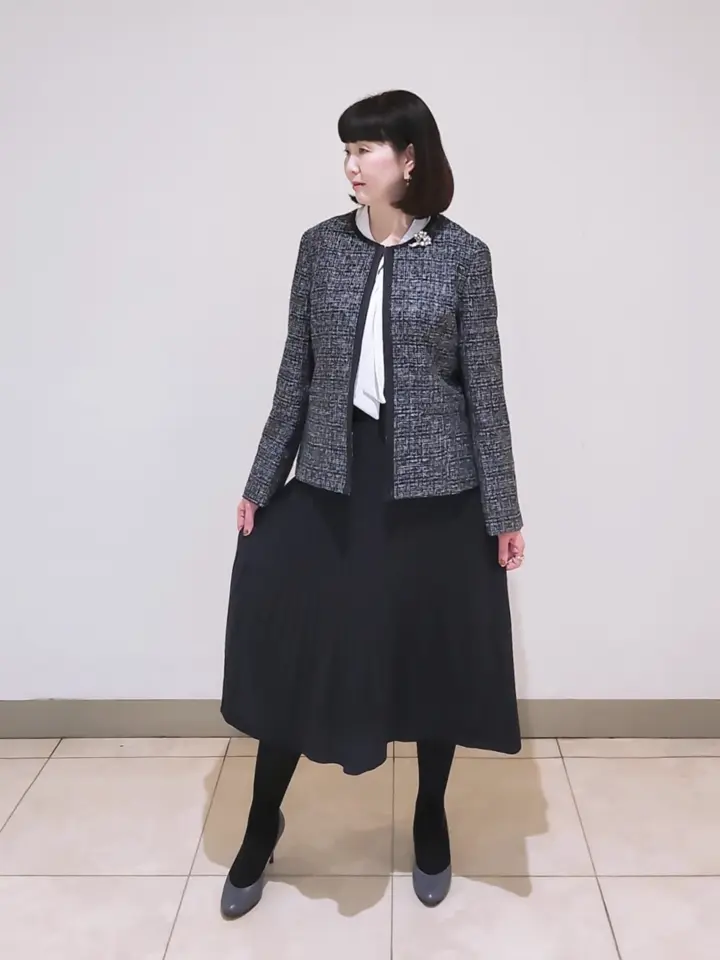 J.PRESS LADIES L スタッフ コーディネート画像