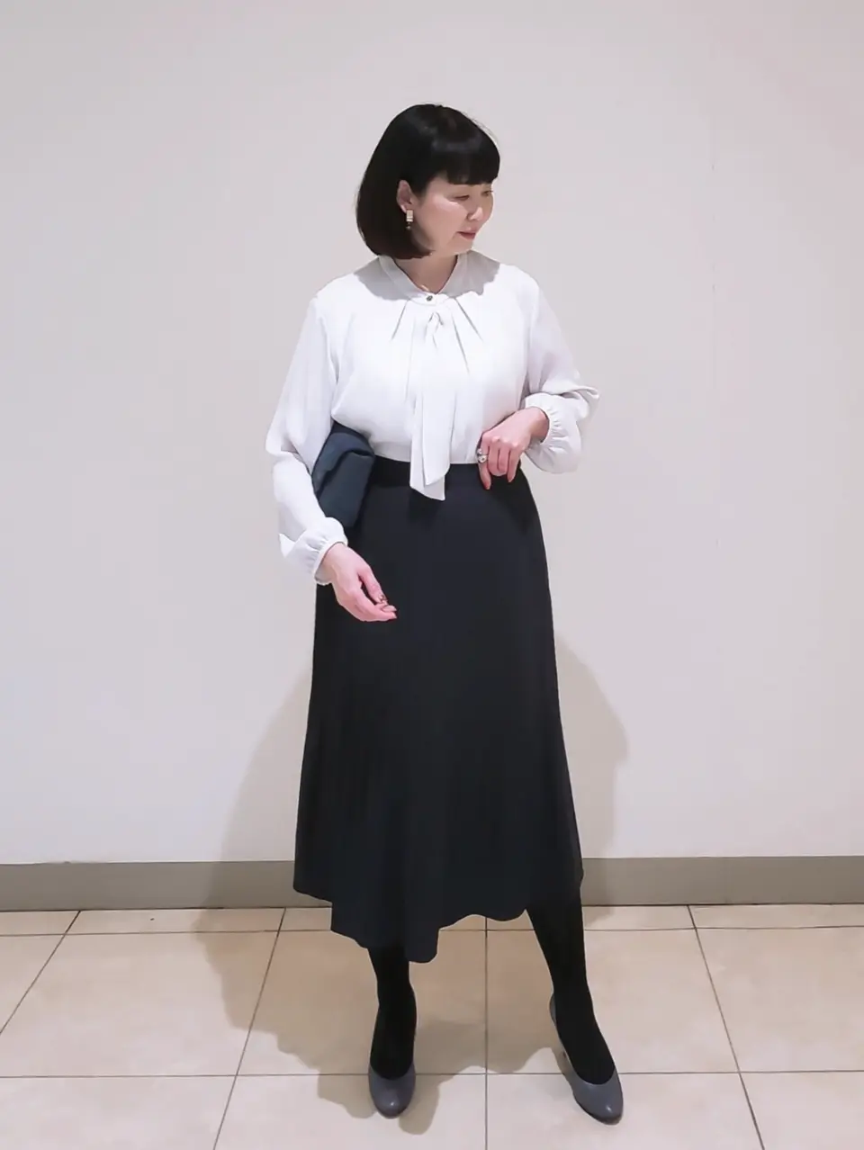 J.PRESS LADIES L スタッフ コーディネート画像