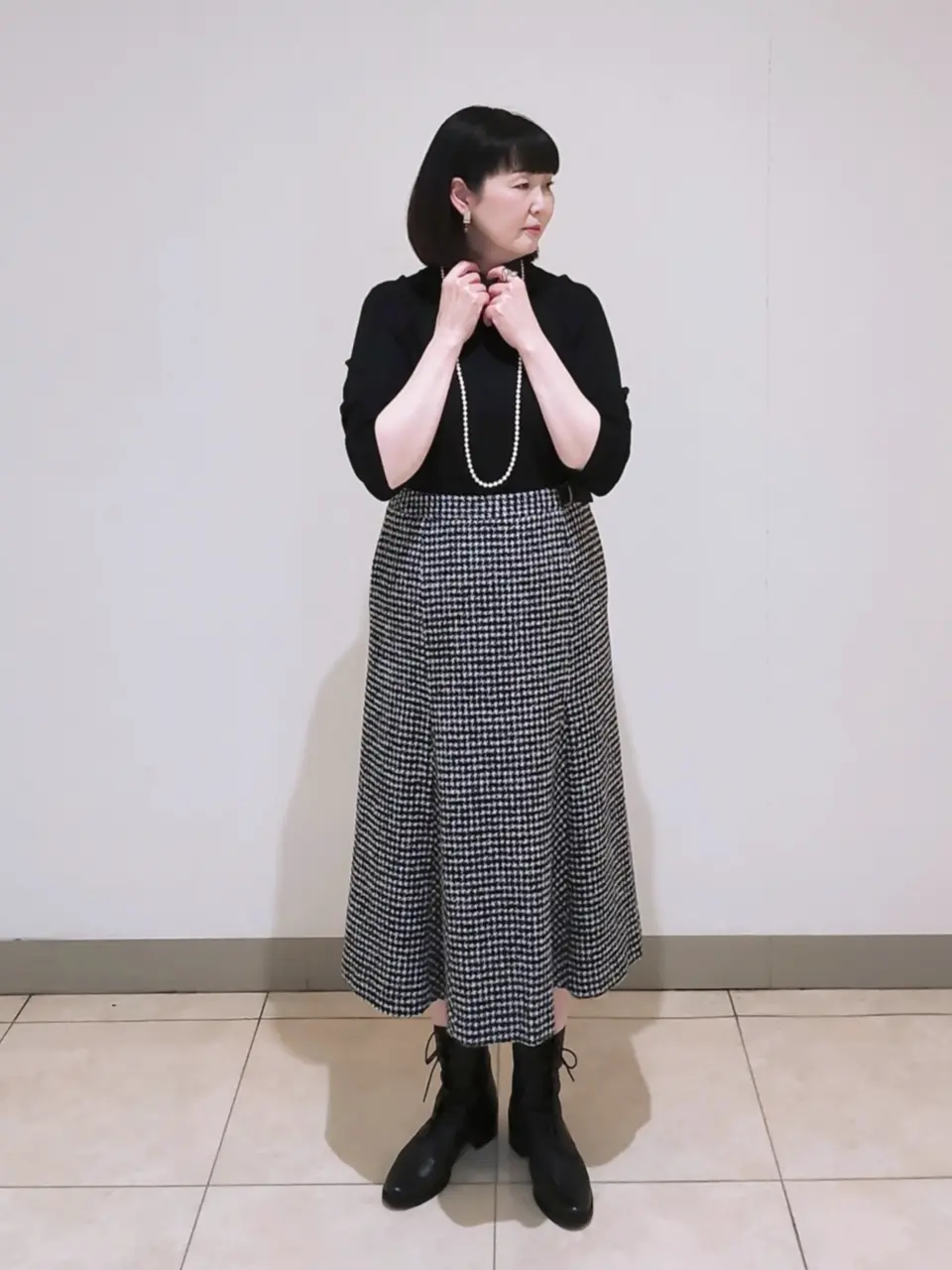 J.PRESS LADIES L スタッフ コーディネート画像