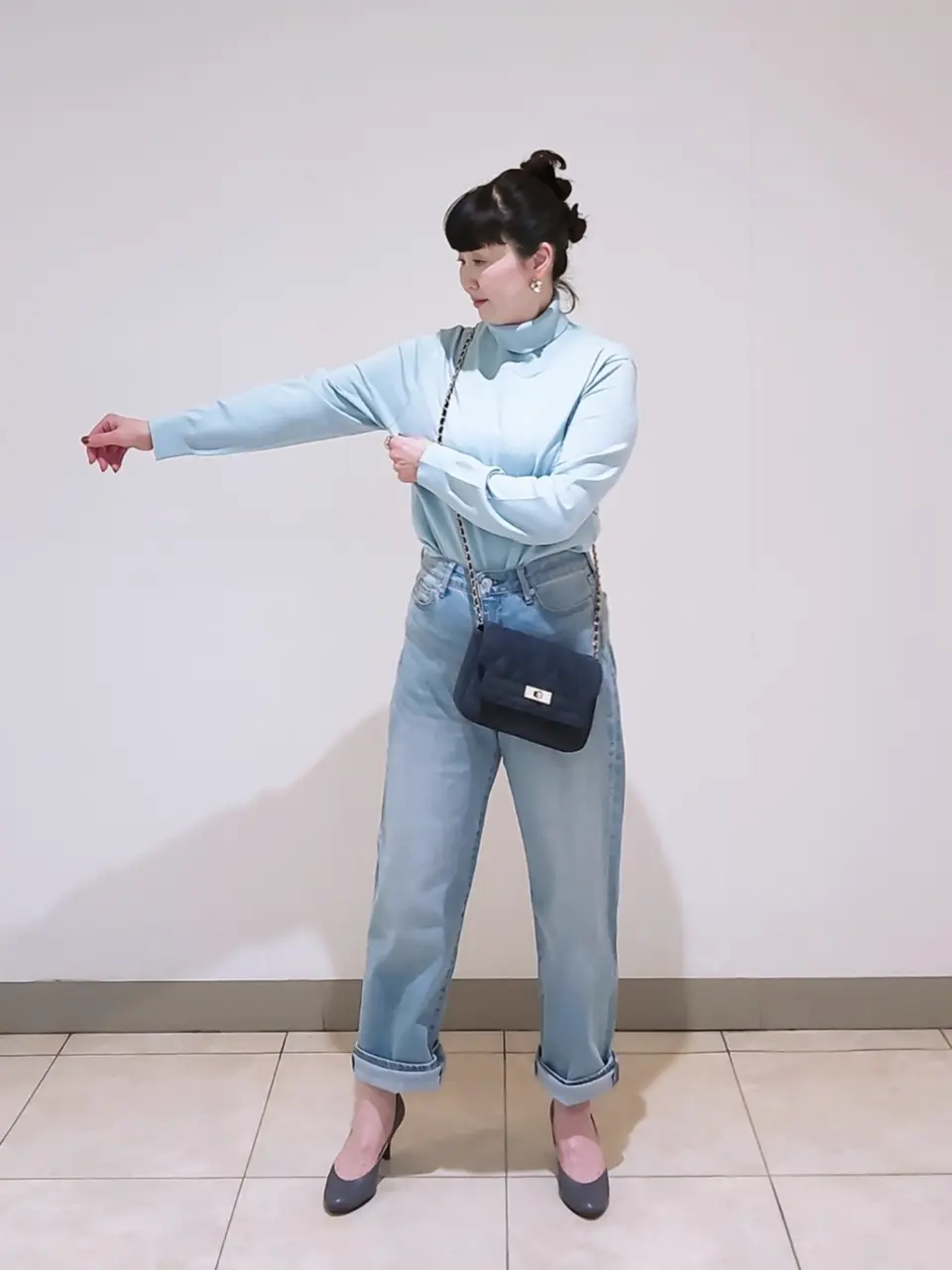 J.PRESS LADIES L スタッフ コーディネート画像