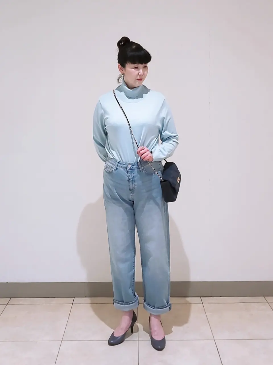 J.PRESS LADIES L スタッフ コーディネート画像