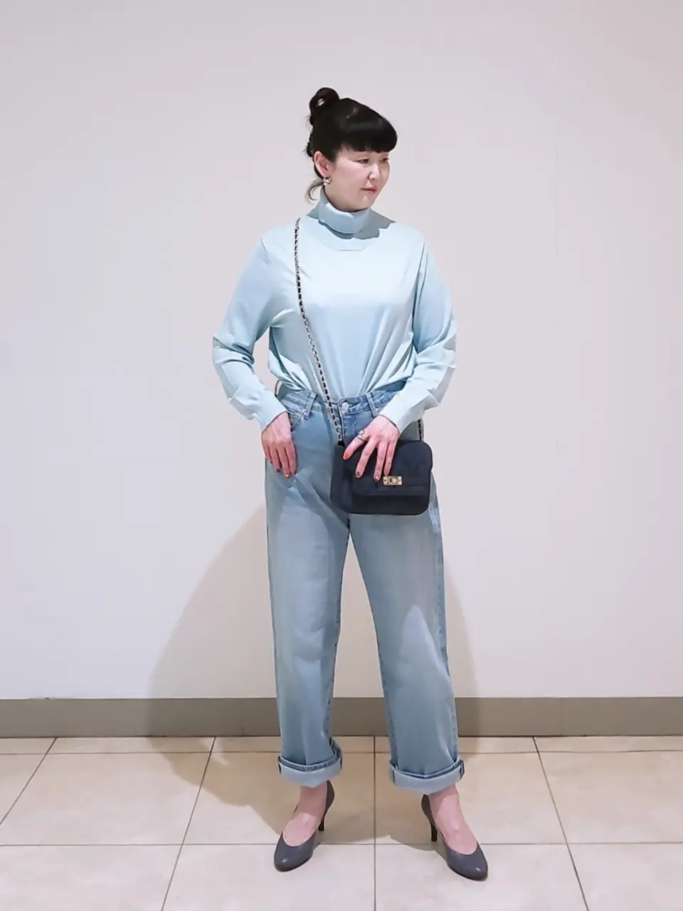 J.PRESS LADIES L スタッフ コーディネート画像