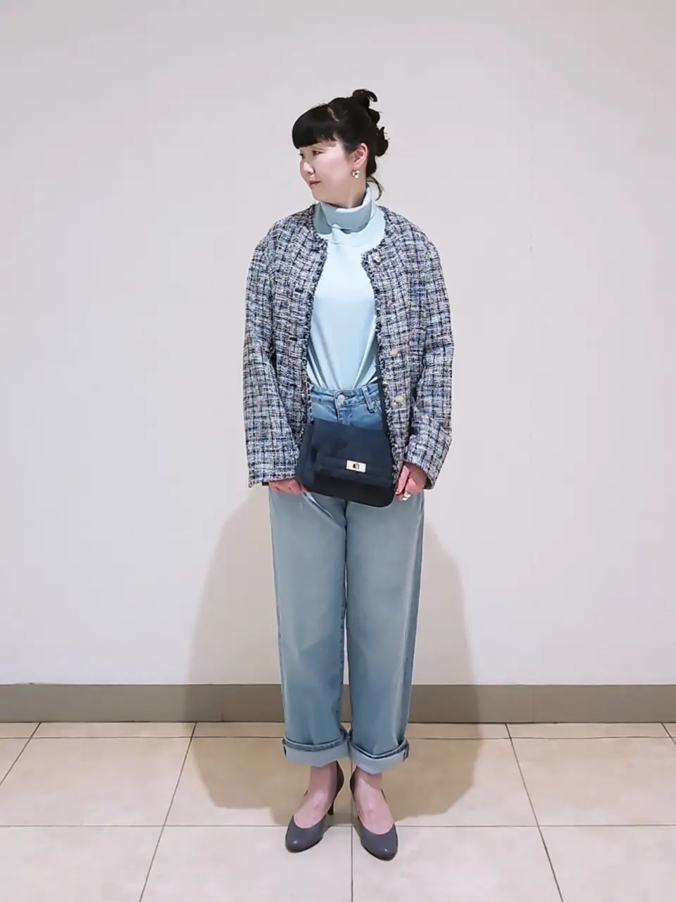 J.PRESS LADIES L スタッフ コーディネート画像