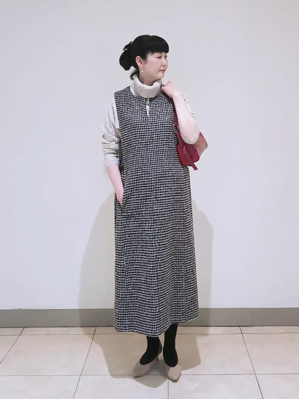 J.PRESS LADIES L スタッフ コーディネート画像