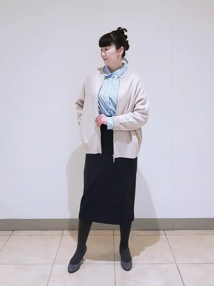 J.PRESS LADIES L スタッフ コーディネート画像