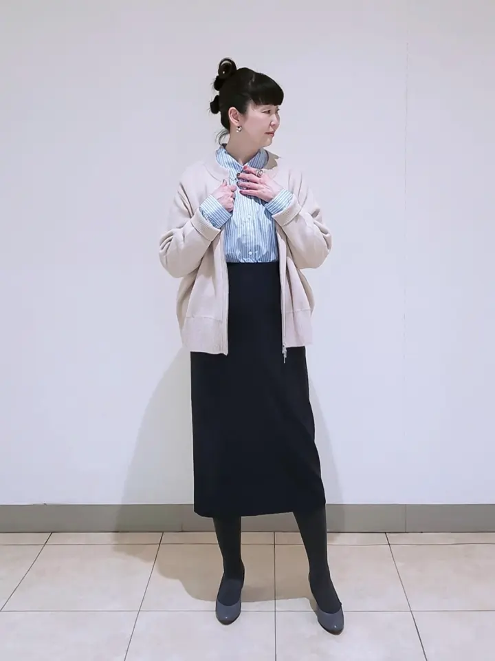 J.PRESS LADIES L スタッフ コーディネート画像