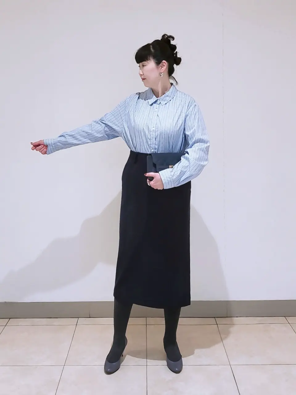 J.PRESS LADIES L スタッフ コーディネート画像