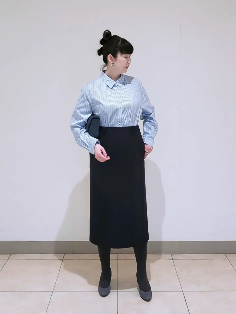 J.PRESS LADIES L スタッフ コーディネート画像