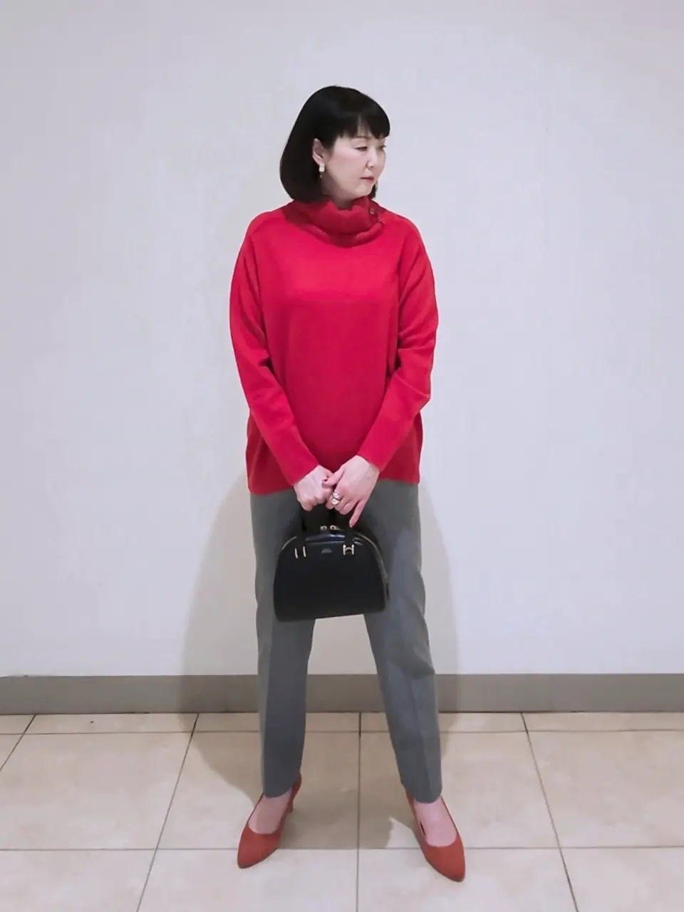 J.PRESS LADIES L スタッフ コーディネート画像