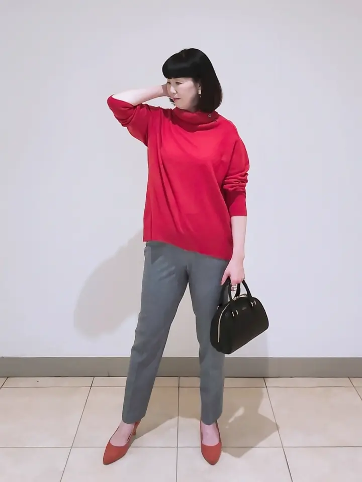 J.PRESS LADIES L スタッフ コーディネート画像