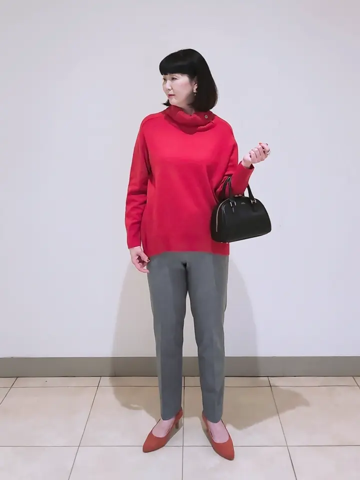 J.PRESS LADIES L スタッフ コーディネート画像