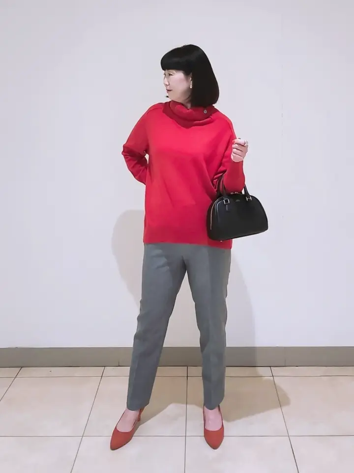 J.PRESS LADIES L スタッフ コーディネート画像