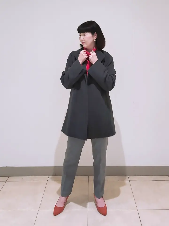 J.PRESS LADIES L スタッフ コーディネート画像