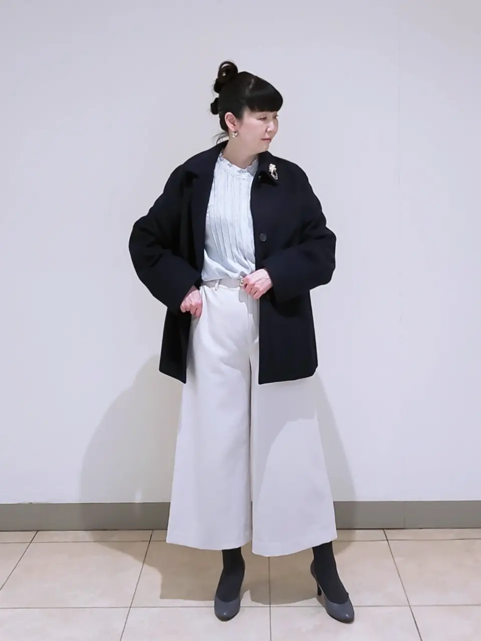 J.PRESS LADIES L スタッフ コーディネート画像