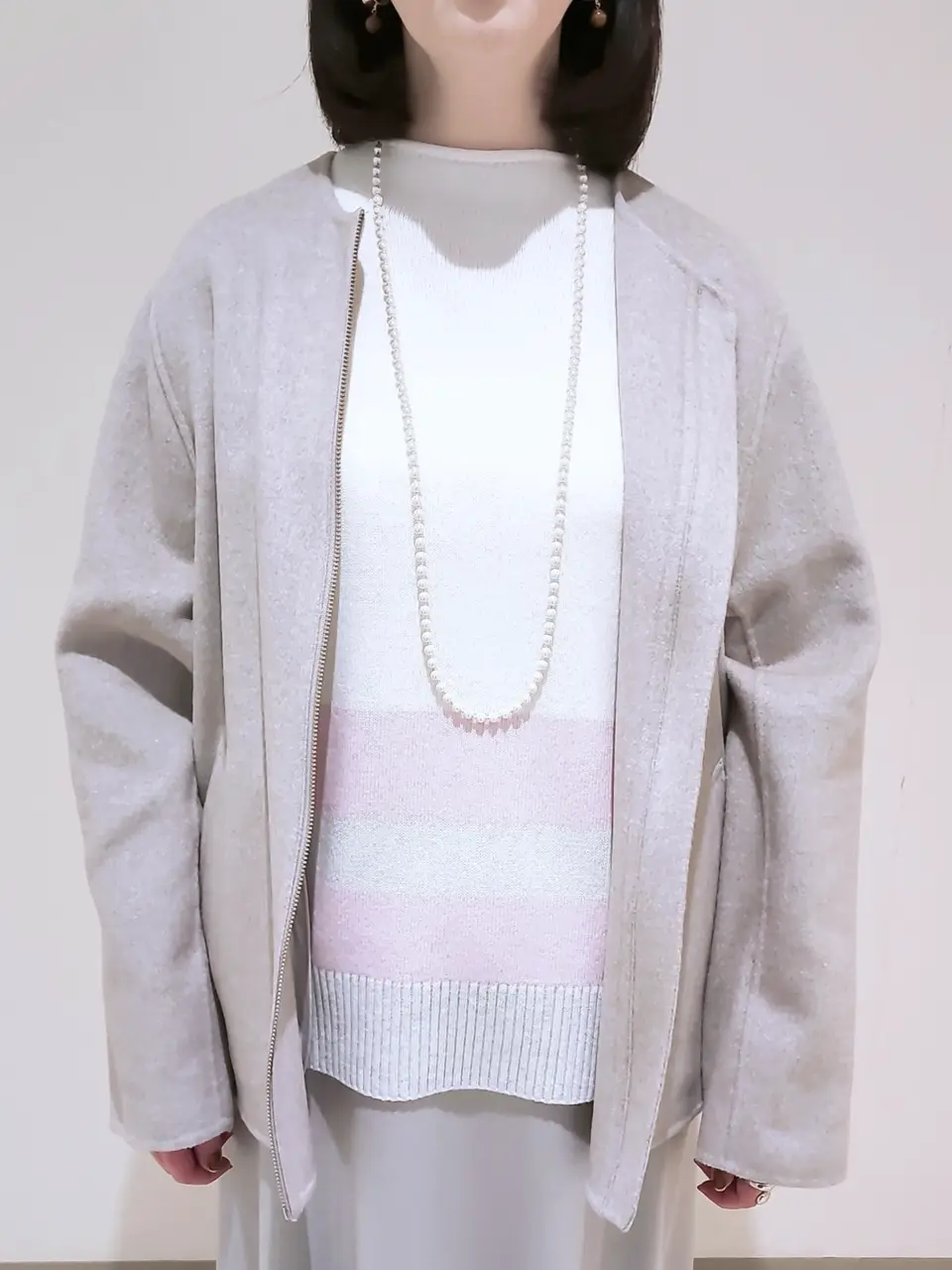 J.PRESS LADIES L スタッフ コーディネート画像