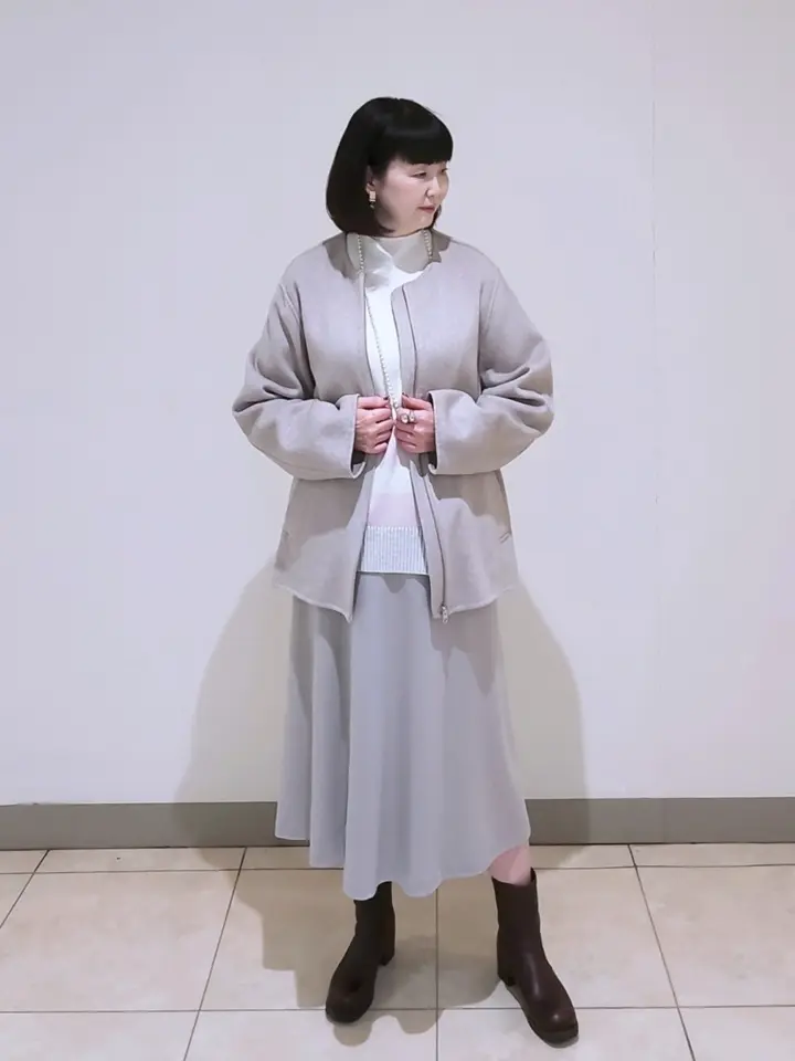 J.PRESS LADIES L スタッフ コーディネート画像