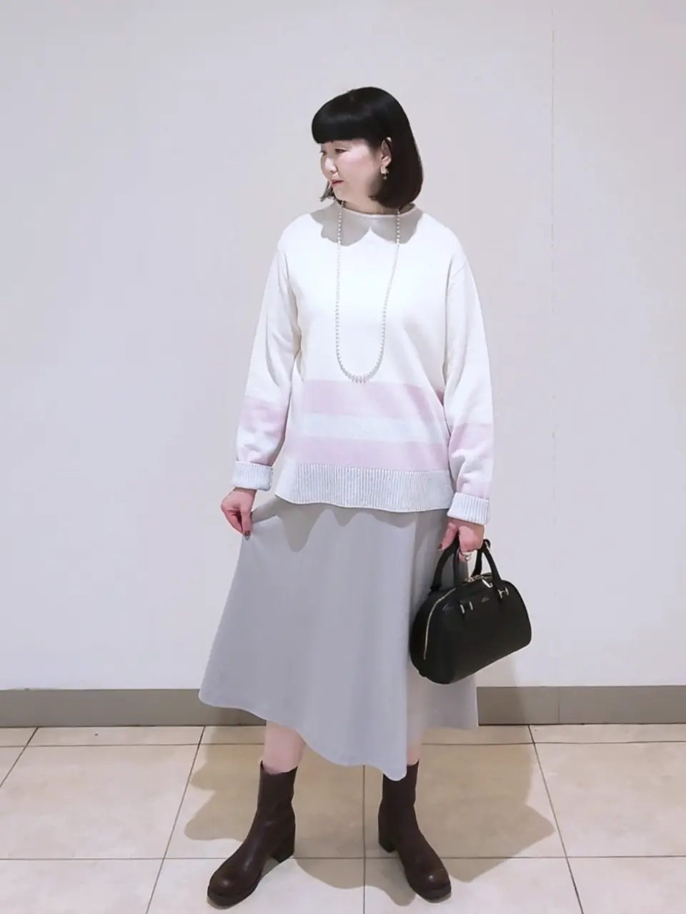 J.PRESS LADIES L スタッフ コーディネート画像