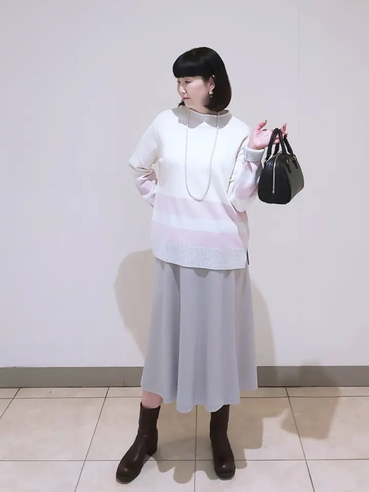 J.PRESS LADIES L スタッフ コーディネート画像