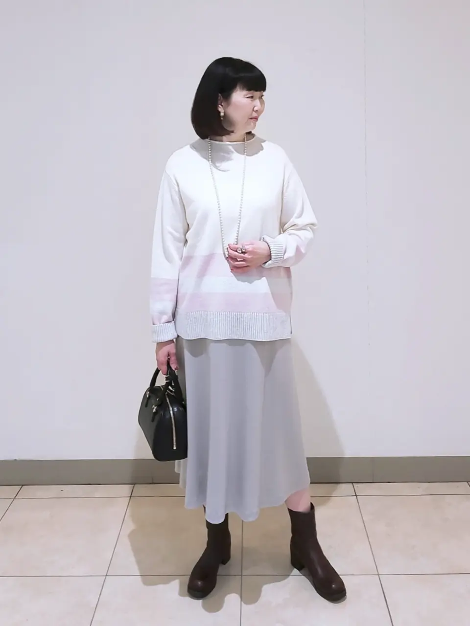 J.PRESS LADIES L スタッフ コーディネート画像