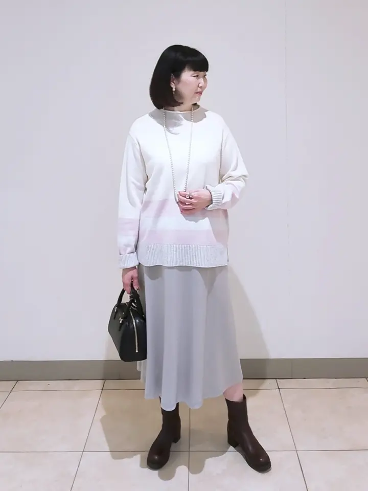 J.PRESS LADIES L スタッフ コーディネート画像