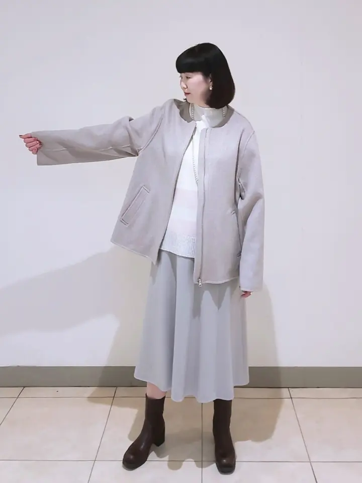 J.PRESS LADIES L スタッフ コーディネート画像