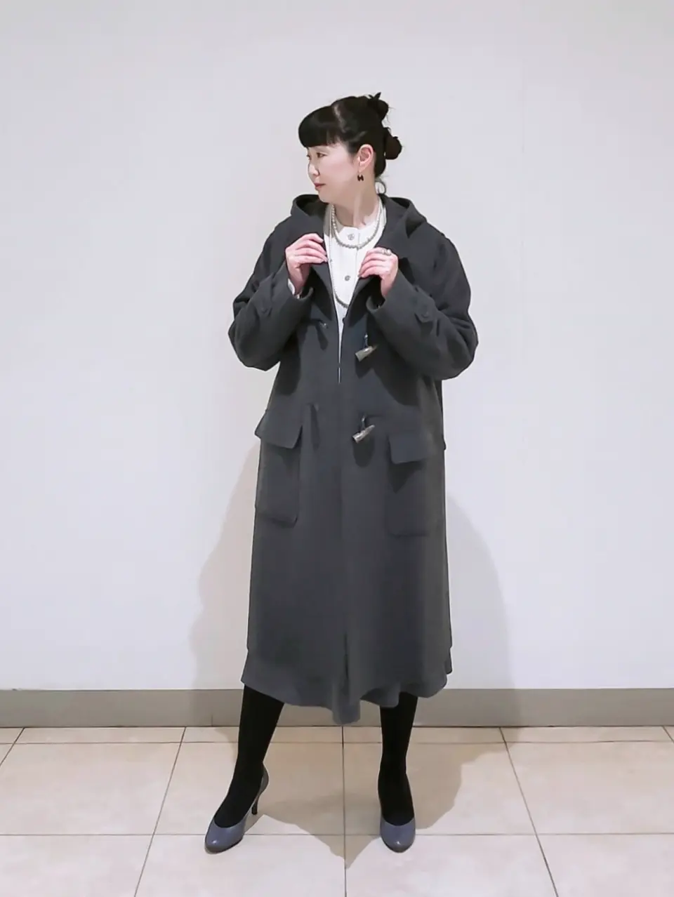 J.PRESS LADIES L スタッフ コーディネート画像