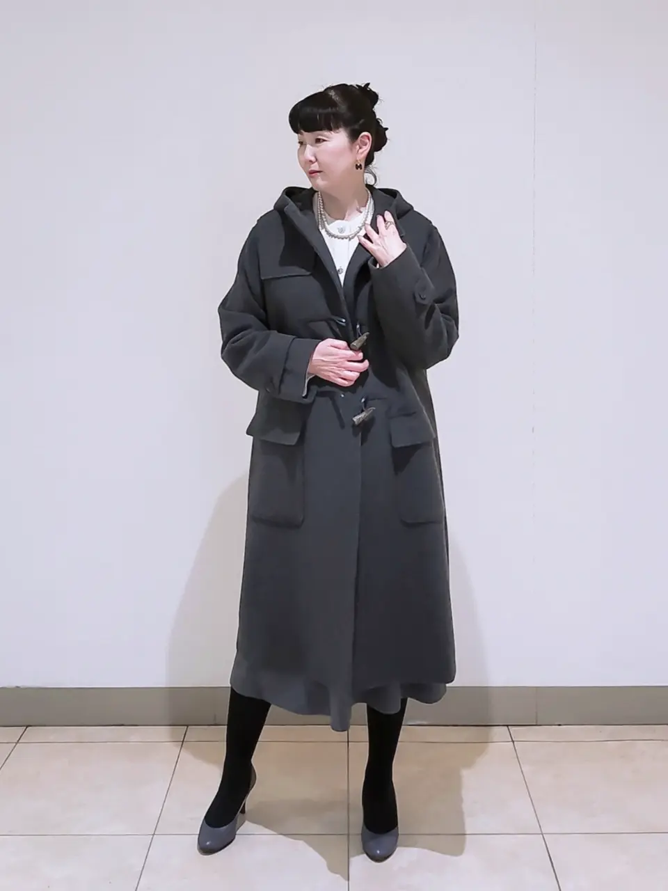 J.PRESS LADIES L スタッフ コーディネート画像