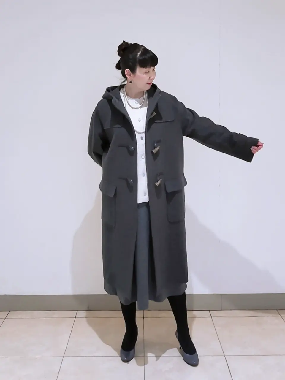 J.PRESS LADIES L スタッフ コーディネート画像