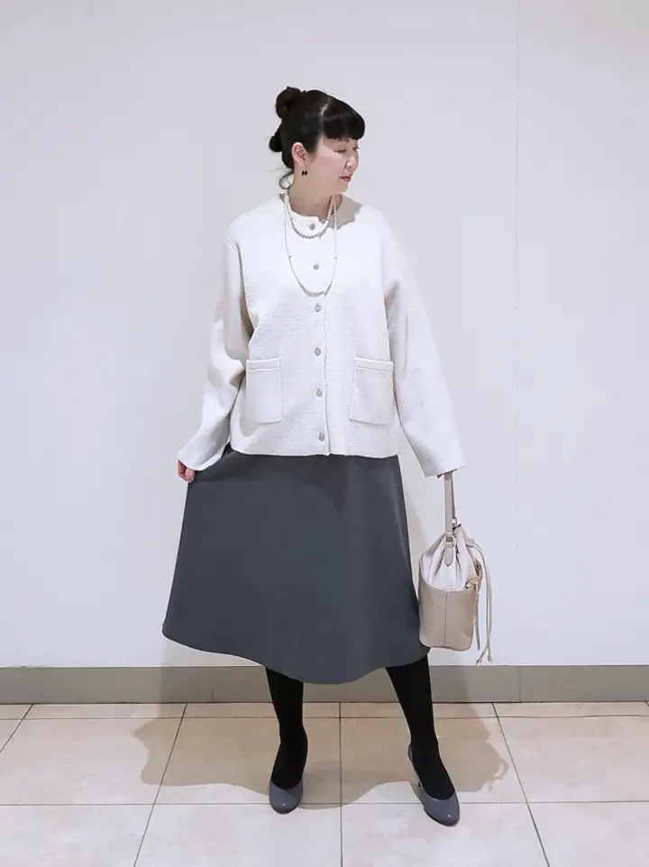 J.PRESS LADIES L スタッフ コーディネート画像