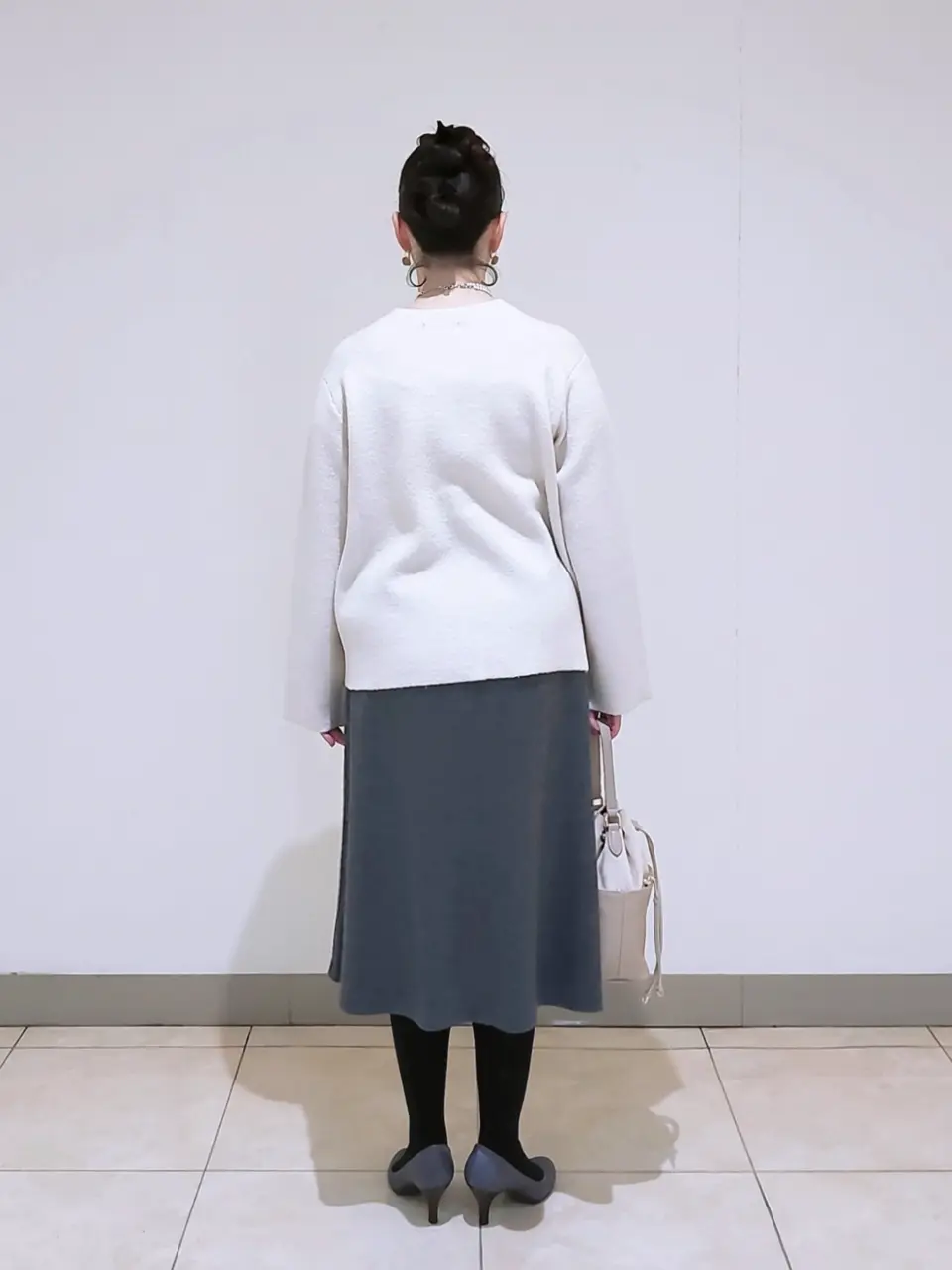 J.PRESS LADIES L スタッフ コーディネート画像