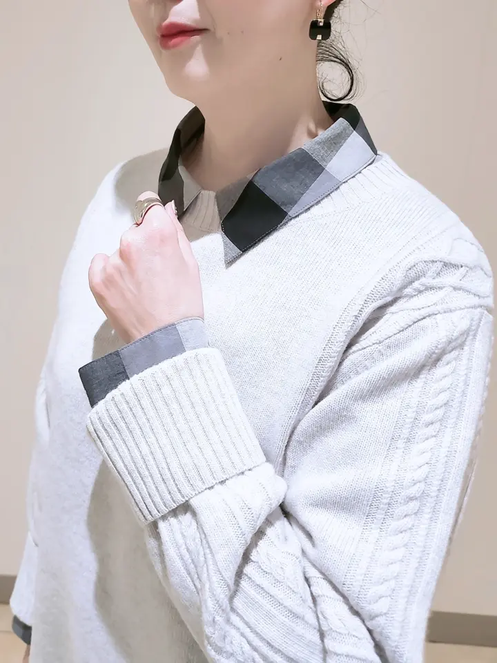 J.PRESS LADIES L スタッフ コーディネート画像