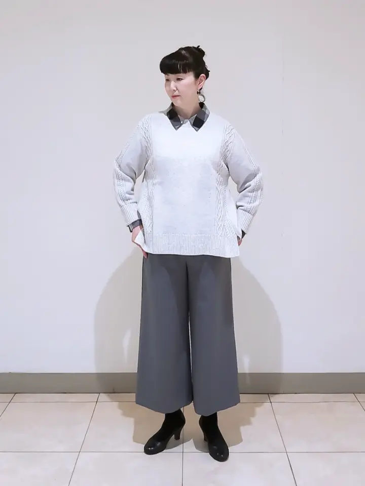 J.PRESS LADIES L スタッフ コーディネート画像