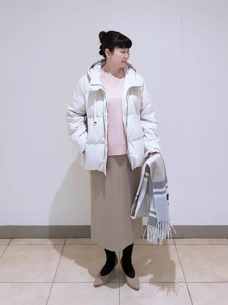 J.PRESS LADIES L スタッフ コーディネート画像