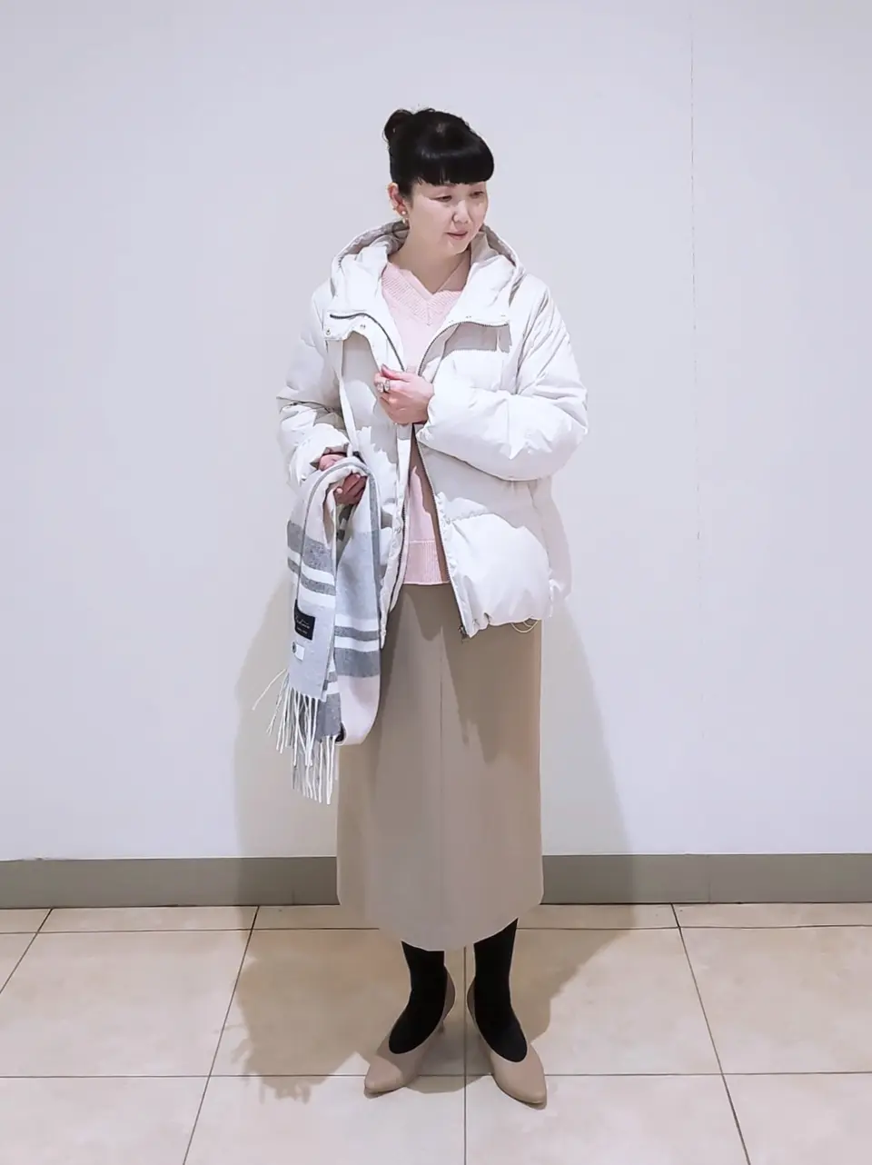 J.PRESS LADIES L スタッフ コーディネート画像