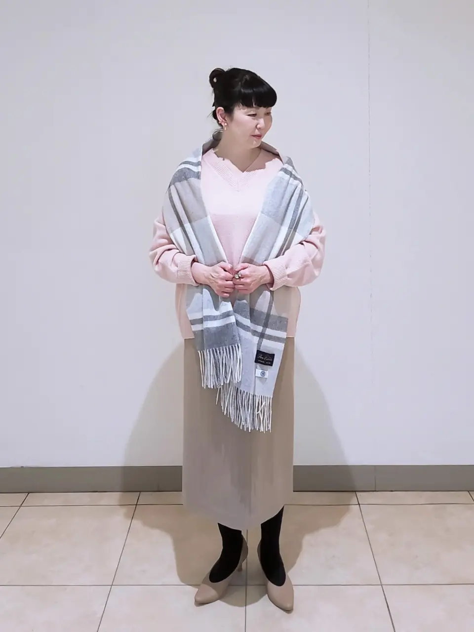 J.PRESS LADIES L スタッフ コーディネート画像