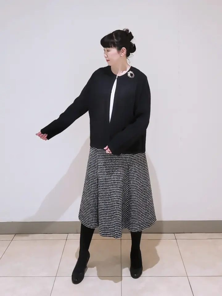 J.PRESS LADIES L スタッフ コーディネート画像