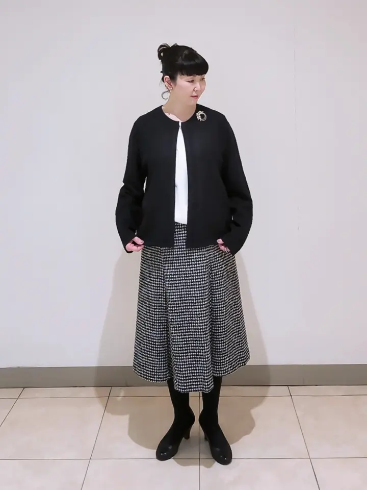 J.PRESS LADIES L スタッフ コーディネート画像