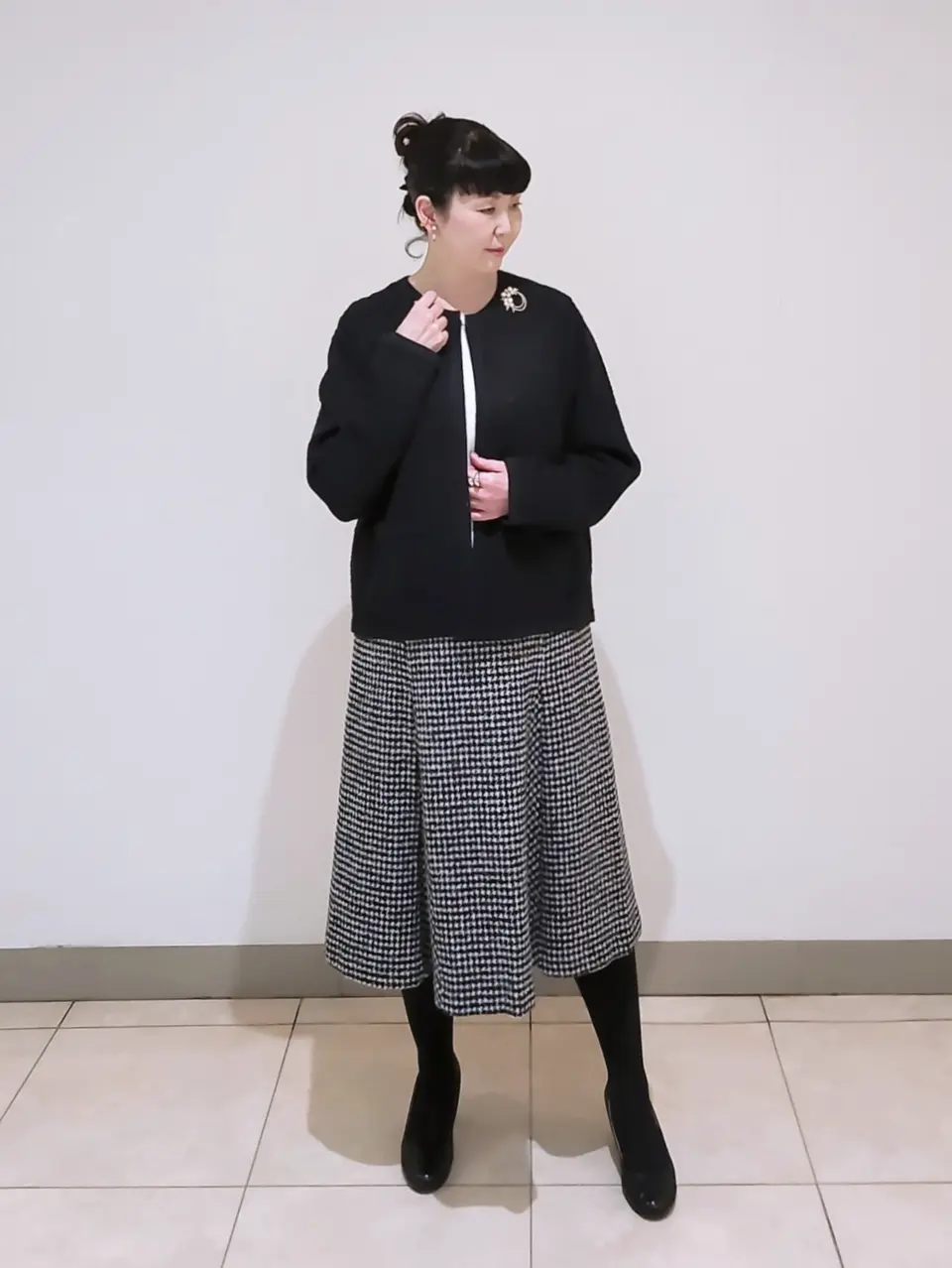 J.PRESS LADIES L スタッフ コーディネート画像