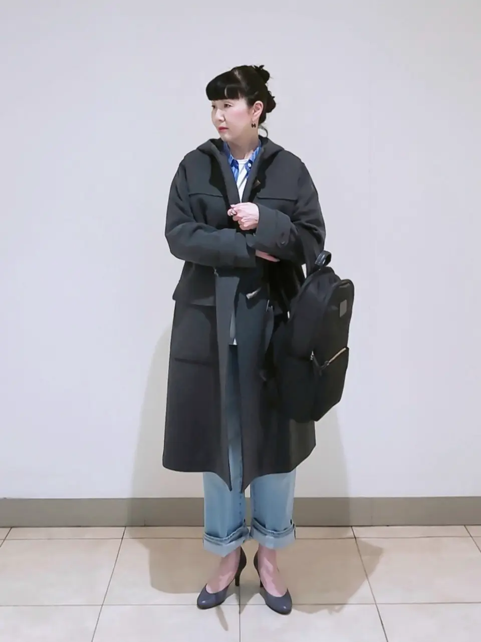 J.PRESS LADIES L スタッフ コーディネート画像