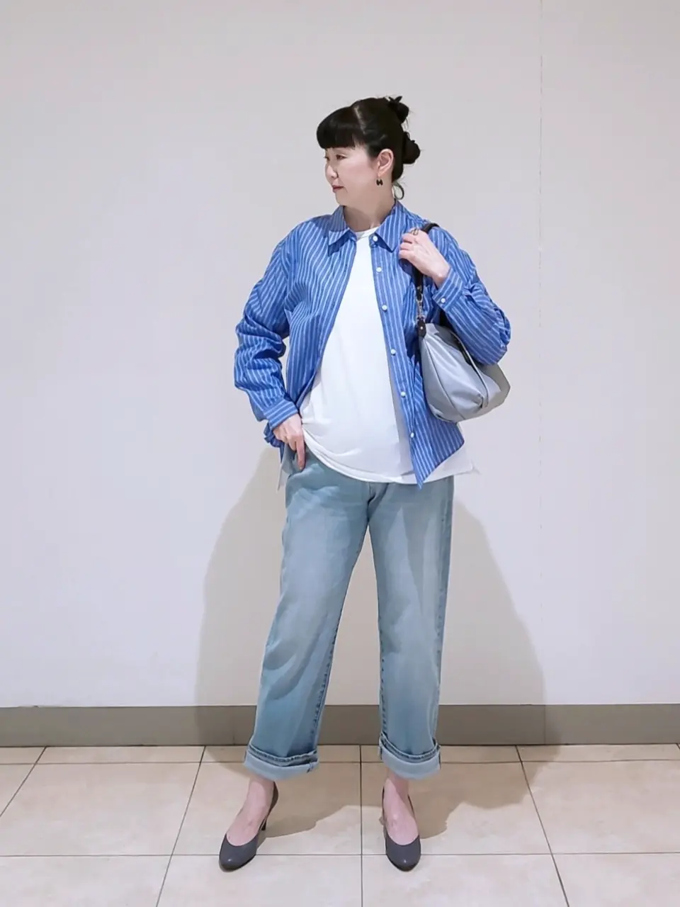 J.PRESS LADIES L スタッフ コーディネート画像