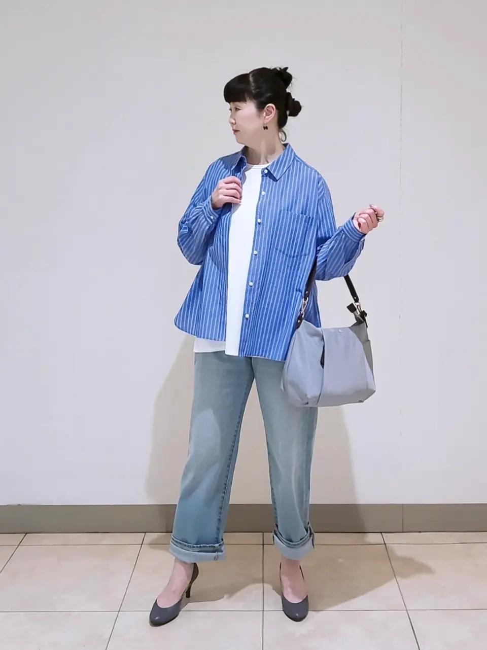 J.PRESS LADIES L スタッフ コーディネート画像