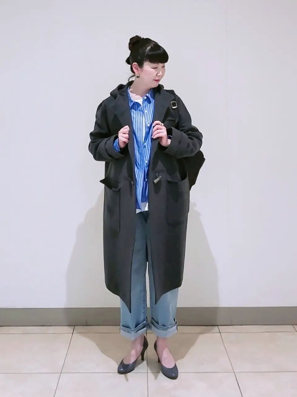 J.PRESS LADIES L スタッフ コーディネート画像