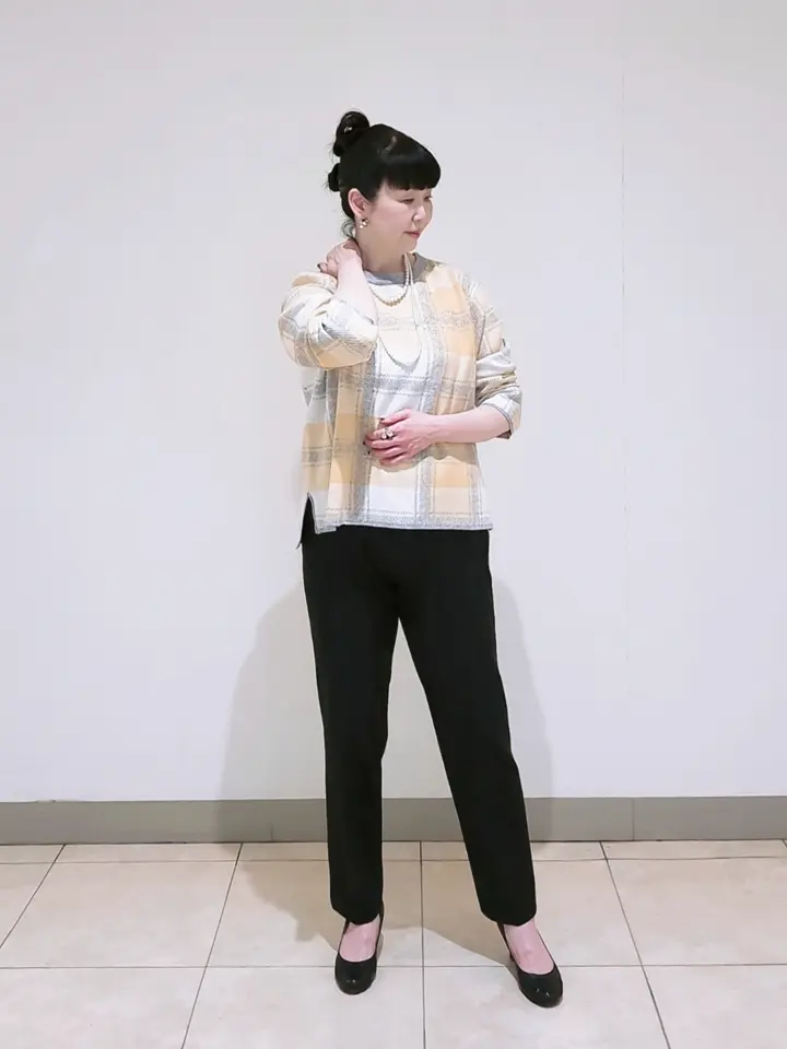 J.PRESS LADIES L スタッフ コーディネート画像